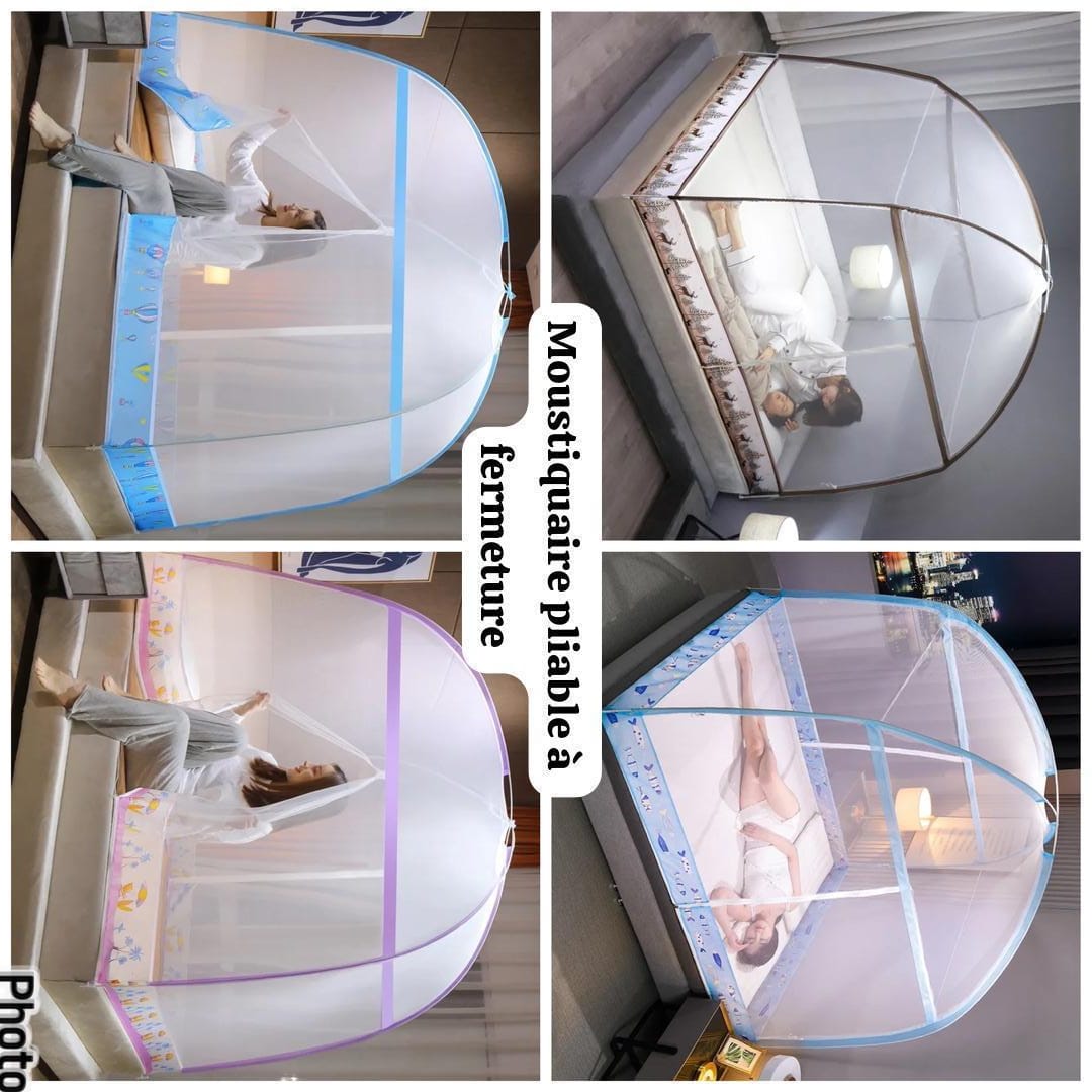 Moustiquaire pliable 2 places